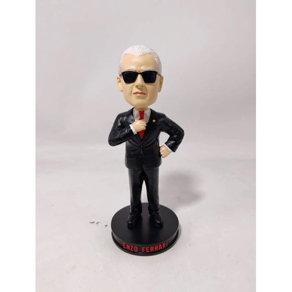 Enzo Ferrari figurine BobbleHead 7”. First Time Ever! New!!
