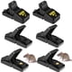 thumbnail image 1 of Trampas para ratones, trampa profesional para ratones, trampa para golpes, paquete de 6, mata ratones, eficiente, 1 of 4
