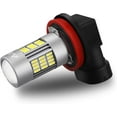 thumbnail image 5 of Alla Lighting Super Bright H8 H16 H11 LED Fog Lights Bulbs 4014 54-SMD, 6000K Xenon White for Cars Trucks Replacement, 5 of 9