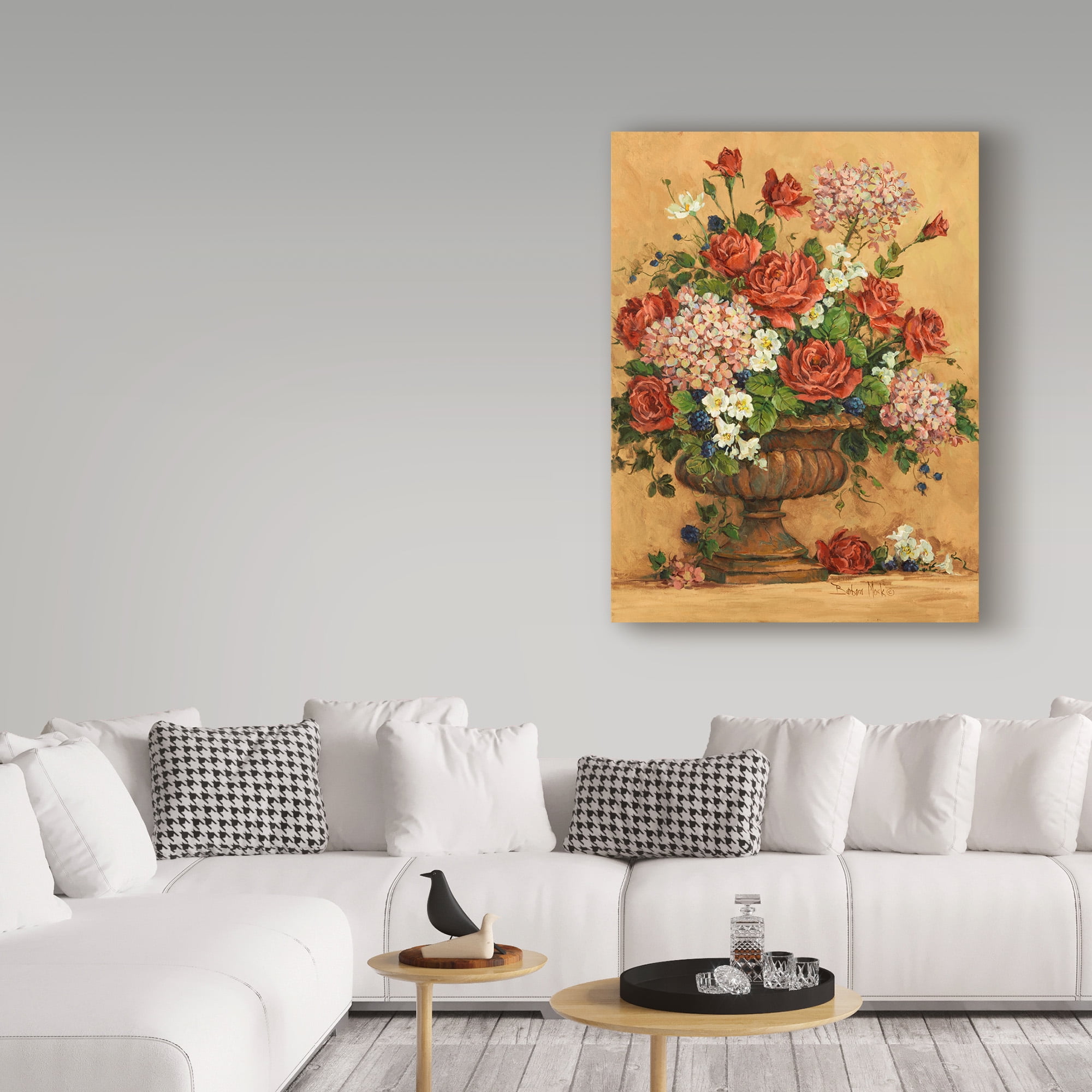 Trademark Fine Art ' Summer Rose Spectacular' Canvas Art by Barbara Mock