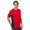 Red, variant on BlueGeneration Men's Colorblock Wicking Tee - Graphite 3 Extra Large Solid