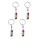 thumbnail image 5 of Key Chain Rings Metal Traffic Light Pendant Workmanship Keychain 4Pcs, 5 of 5