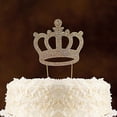 thumbnail image 2 of Coolest Bear Rhinestone Crystal Cake Topper "Crown", Gold, 2 of 3
