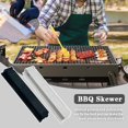 thumbnail image 4 of Long Kebab Maker Openable Food Grade Manual Skewer Press Mould For Outdoor, 4 of 6