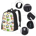 thumbnail image 2 of Balery Penguins On The Beach Mochila para hombre y mujer - Tela Oxford 600D resistente - Gran capacidad, resistente al agua, ideal para la escuela, viajes y senderismo, 2 of 6