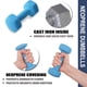 thumbnail image 5 of Balelinko Equipo De Gimnasio En Casa Entrenamientos Entrenamiento De Fuerza Pérdida De Peso Pilates Pesas Conjuntos De Yoga Pesas Para Mujeres, Hombres, Personas Mayores Y Jóvenes, 7 Libras, Par Azul, 5 of 5