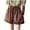 Coffee, variant on Curuila Shorts For Women High Waist Loose Wide Leg Solid Color Comfort Casual Shorts With Pocket Beige Size L