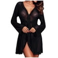 thumbnail image 1 of Lingerie de Saint-Valentin Bas à Bretelles Lingerie Bustier pour Femmes Tenue Sexy de Policier Tenues de Jeu de Rôle pour Femmes Nuisette Sexy avec Soutien-Gorge Bonnets Soutien-Gorge Ensemble Gothique pour Femmes Haut Court en Maille Body de Pêche 2 P, 1 of 5