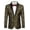 Golden, variant on Mens Floral Tuxedo Jacket Paisley Suit Blazer Dinner Prom Jacket Halloween Tuxedo