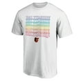 thumbnail image 2 of Men's White Baltimore Orioles City Pride T-Shirt, 2 of 3