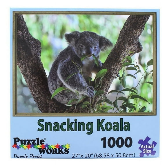 PuzzleWorks 1000 Piece Jigsaw Puzzle | Snacking Koala