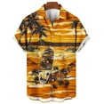 thumbnail image 3 of ZCFZJW Men's Hawaiian Shirt Big and Tall Regular Fit Casual Summer Short Sleeve Floral Button Down Graphic T-Shirts Tropical Holiday Beach Shirts Tops Multicolor#02 M, 3 of 3