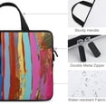 thumbnail image 3 of AWERP Abstract Multicolored Expressionist Work of Art Vibrant Rainbow Laptop Bag 12inch, 3 of 5