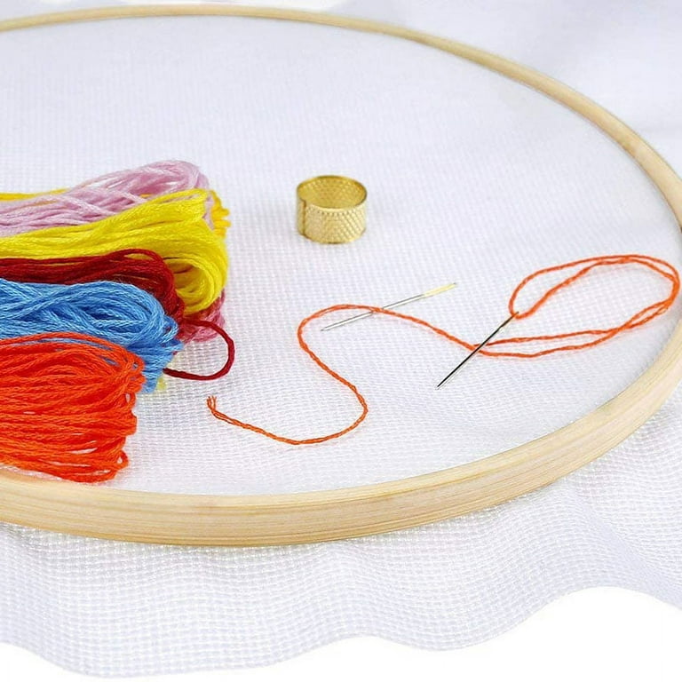 small embroidery hoop 12 inch Bamboo Round Adjustable Frame for DIY Chinese