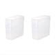 thumbnail image 1 of Contenedor Almacenamiento Rebanadas Queso,Soporte para Rebanadas de Queso, Caja Organizadora de Bolsas de Té, Caja Hermética para Mantener Alimentos, Contenedor Transparente, 1 of 7