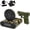 Green, variant on Shot Clock Alarm Interactive Gun Target Alarm Clock with LED Display and Custom Ringtones Fun Digital Clock for Adults Bedroom or Desk