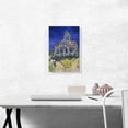 thumbnail image 2 of ARTCANVAS The Church at Auvers 1890 Canvas Art Print by Vincent Van Gogh - Size: 18" x 12" (1.50" Deep), 2 of 9