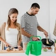 thumbnail image 4 of OULII Counter Compost Bin With Lid Kitchen Compost Pail Odor-Blocking Shopping Mall Use 1Pack, 4 of 7