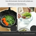 thumbnail image 7 of Shoreew Stainless Steel Mesh Oil Filter Tray Vegetable Dessert Strainer Dishwasher Safe Double Handles Drain Basket Colander, 7 of 7