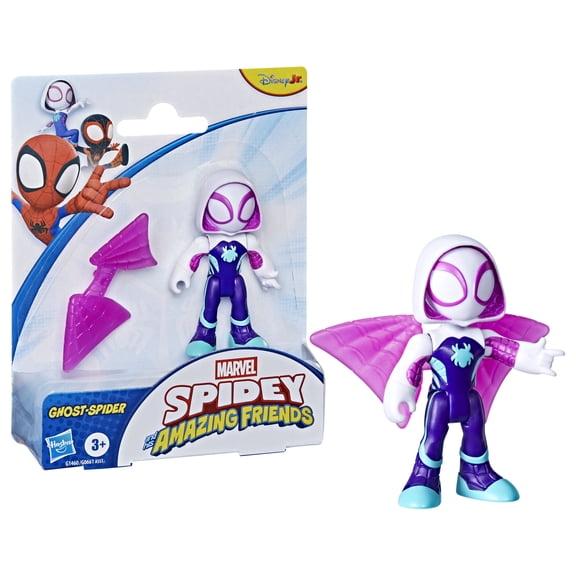 Marvel Spidey and his Amazing Friends Ghost-Spider Toy with Accessory, Ages 3 