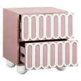 thumbnail image 4 of Tori Motif Mauve Nightstand, 4 of 6
