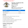 thumbnail image 2 of Thermostat - Compatible with 1986 - 1989 Ford Bronco II 1987 1988, 2 of 2