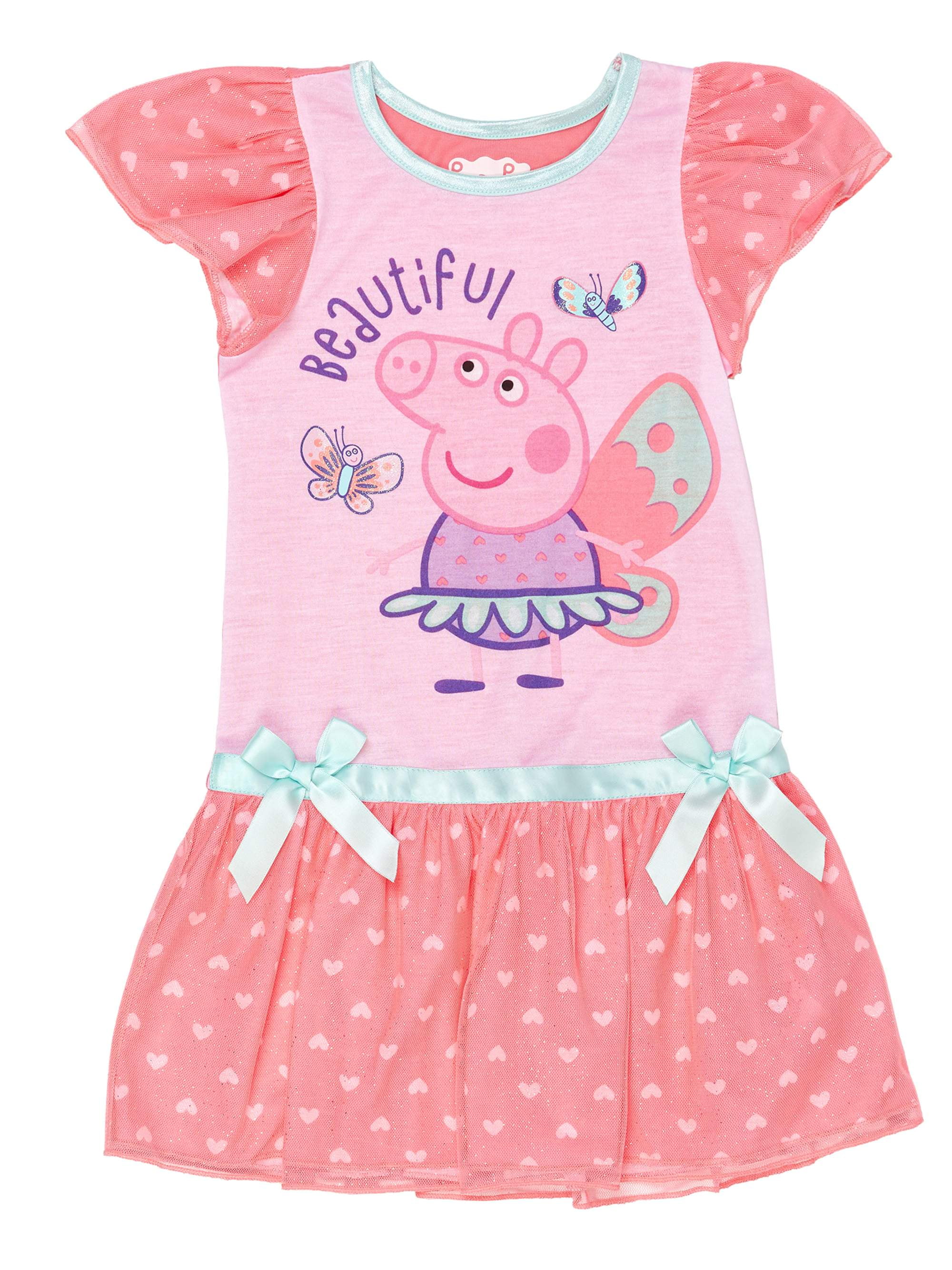 Peppa Pig - Peppa Pig Toddler Girl Fairy Princess Ruffle Shimmer ...