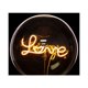 thumbnail image 5 of Ampolla LED E27 filamento g125 Love - 3W - E27 - 220V ampolla simple Ambre, 5 of 5