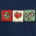 thumbnail image 3 of CafePress - Peace, Love, Cthulhu Dark T Shirt - Men's Classic Graphic Cotton T-Shirt, 3 of 4