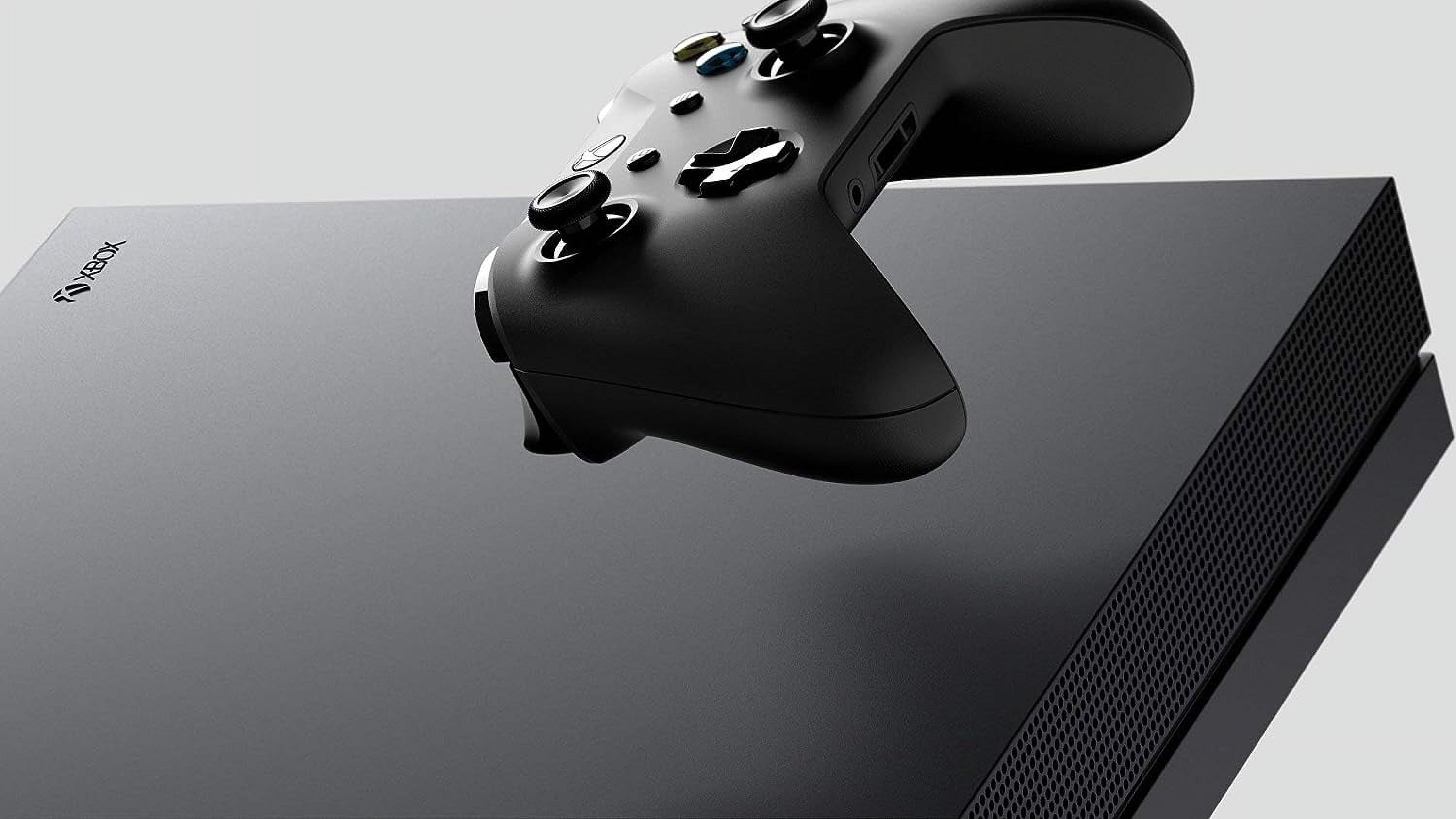 Pre-Owned Microsoft Xbox One X 1TB Gaming Console Black with 2 Controller Included with Forza Motorsport 7 BOLT AXTION Bundle ( )