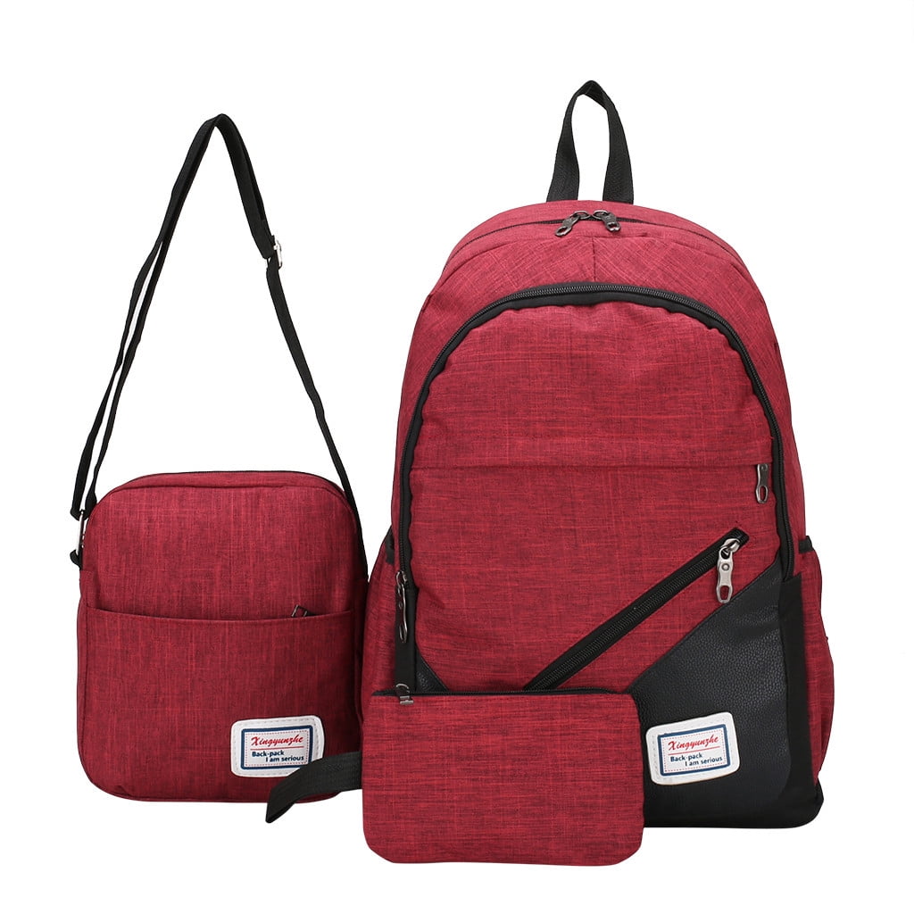 3pcs leisure travel backpack