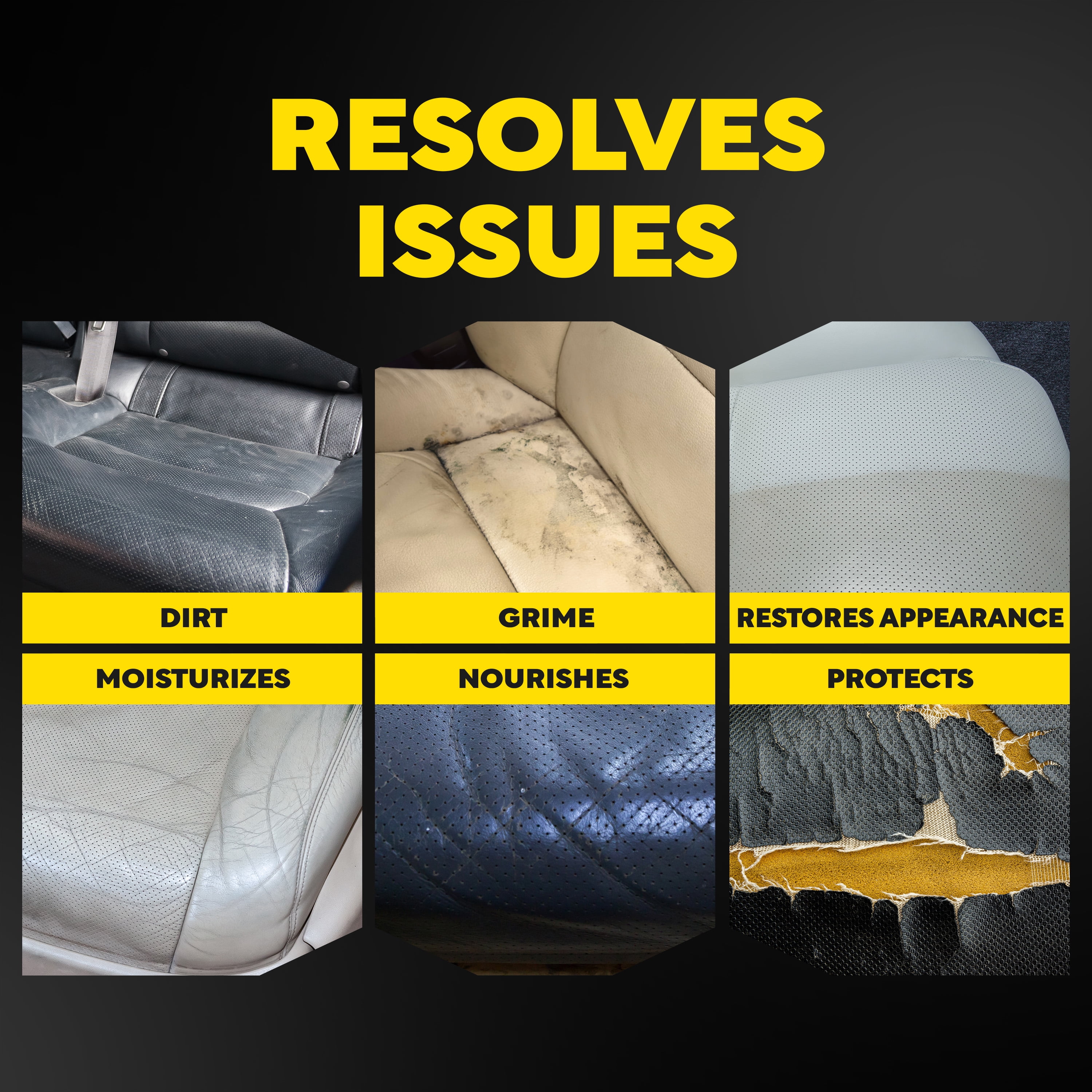 Meguiar’s Leather Care Quik Solutions Kit, Universal, UV Resistant, Car Cleaners