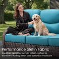 thumbnail image 3 of Bellefurn Outdoor Seat Cushions 22 X 24 X 6 inch for Patio Furniture,Outdoor Chair Cushions Outdoor Deep Seat Cushion with Water Resistant & Removable Cover Patio Cushions for Wicker Chair,Sofa,Couch, 3 of 11