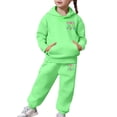 thumbnail image 7 of Outfits Sets for Little Girls Casual Print Hoodie And Pants Outfit Fashion Two Piece Toddler Loungewear Soft Playwear Comfy Kids Casual Clothes Set 6-7 Years, 7 of 7