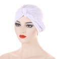 thumbnail image 4 of TRUBKH Hair Bonnet Hair Bandana Boho Headbands for Women Hair Towels Head Wraps Sweat Headband Hair Towels for Women White One Size, 4 of 4