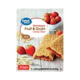 thumbnail image 3 of Great Value Fruit & Grain Cereal Bars, Strawberry, 1.3 oz, 8 Count, 3 of 10