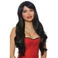 thumbnail image 3 of Platinum Blonde Long Wavy Wig Adult Halloween Accessory, 3 of 3