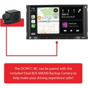 Dual DCPA71-BC 7 CarPlay Android Auto Double DIN | Backup Camera Included