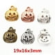 thumbnail image 3 of 50 piezas de colgantes de calabaza de Halloween, colgantes de collar, colgantes decorativos vintage Oro, 3 of 9