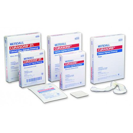 Curasorb Calcium Alginate Dressing 8   x 4   Rectangle  Box of 5