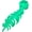 Noctilucent, variant on Dinosaur Skeleton Costume Set Funny Skull Dress Up Animal Costume Theme Party Halloween Cosplay for Adult