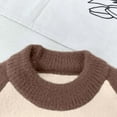 thumbnail image 6 of IVEYRTF Kids Pullover Sweater Boys Casual Knitted Tops with Adorable Puppy Print Cozy Warm Round Neck for Everyday Wear Soft Comfortable Childrens Outerwear for Cool Weather(Coffee,2-3 Years), 6 of 7