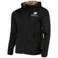 thumbnail image 2 of Men's Dunbrooke Black/Realtree Camo Miami Dolphins Decoy Tech Fleece Full-Zip Hoodie, 2 of 4