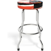 Arcade1Up Time Crisis Adjustable Stool with Chrome-Plated Steel Frame, Multi-Color
