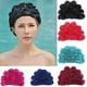 thumbnail image 1 of Gorro de baño para mujer, nuevo tejido de nailon elástico que protege las orejas, pelo largo, sombrero deportivo para piscina para mujer al aire libre, 1 of 4