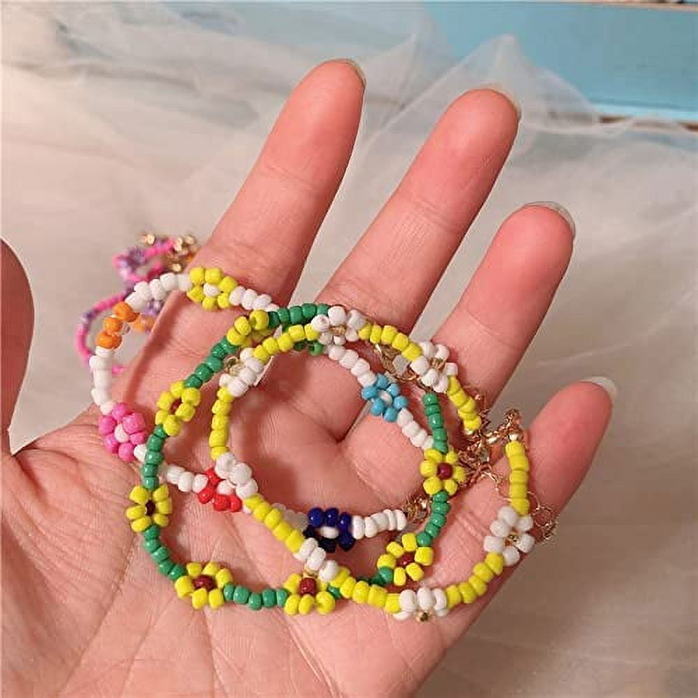 Sureio 24 Pieces Colorful Friendship Beaded Bracelet Preppy India | Ubuy