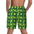 thumbnail image 4 of Goofa Tennis Balls Printed Men's Swim Trunks Board Shorts Quick Dry Mens Swimming Trunks with Compression Liner,Breathable Fit Hawaii Beach Shorts-Medium, 4 of 9