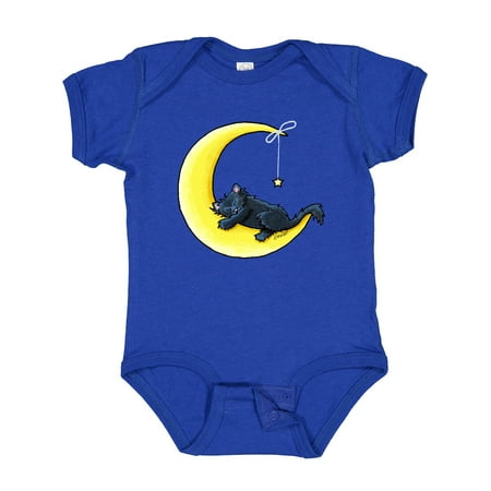 

Inktastic Black Cat Lunar Love Gift Baby Boy or Baby Girl Bodysuit
