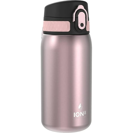 Ion8 Double-Wall Stainless Steel Water Bottle - Vacuum Insulated Leak