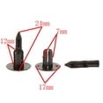 thumbnail image 3 of DYNWAVECA 6x20xPush Type Clip de Retenue 80999-05N07 9046707043 Rivet de Ventilation pour 6 Pièces, 3 of 9